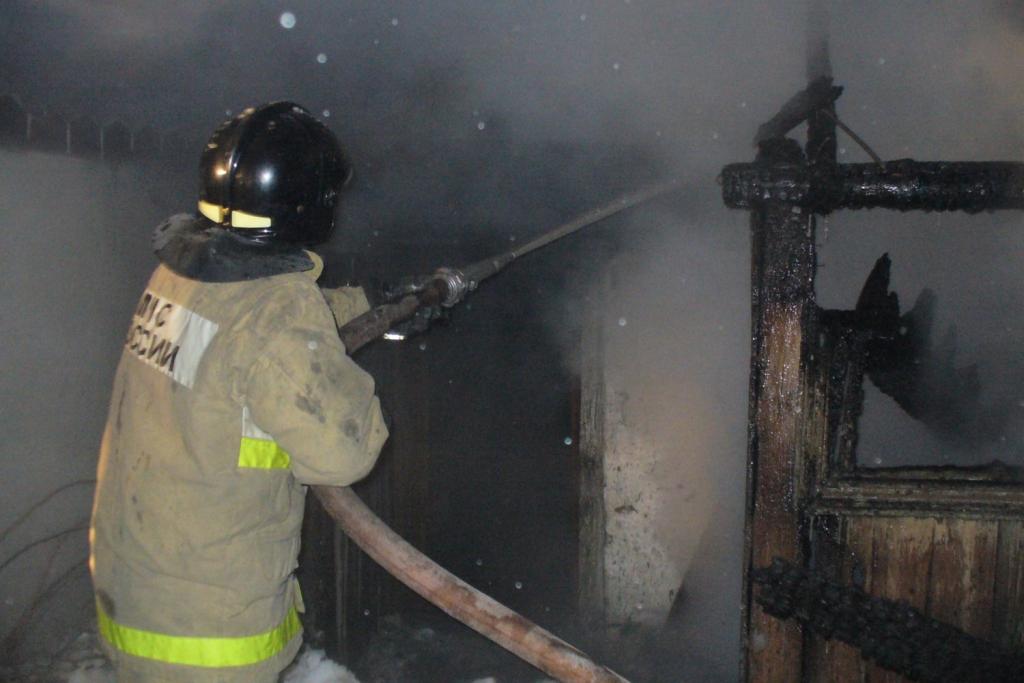 Ликвидация пожара в садовом доме СНТ Москвич