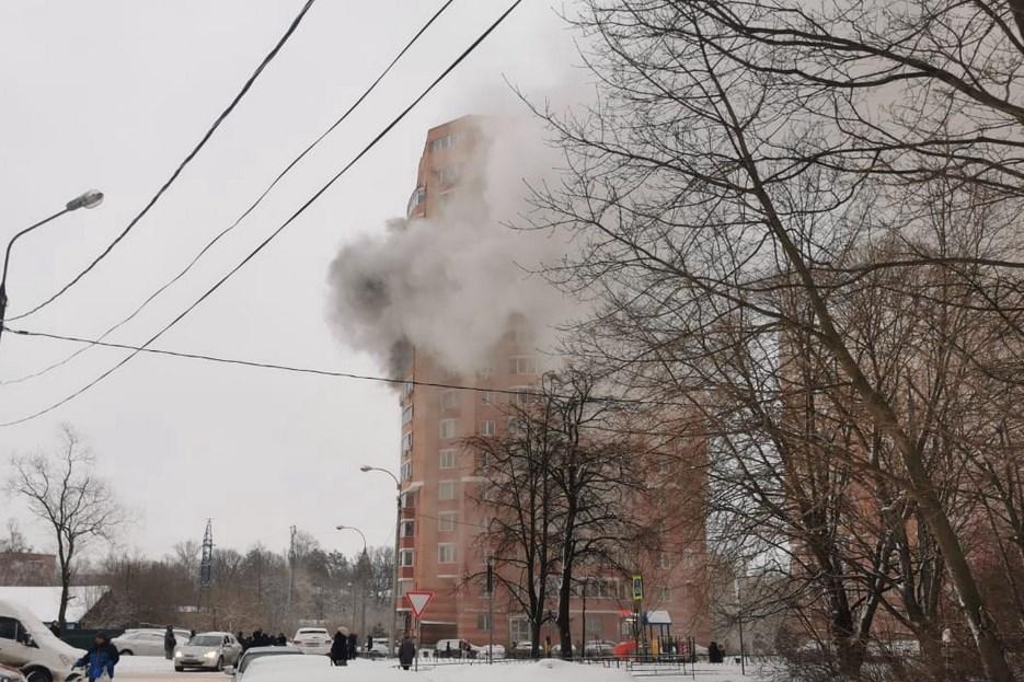 Ребёнок пострадал при пожаре в Подольске