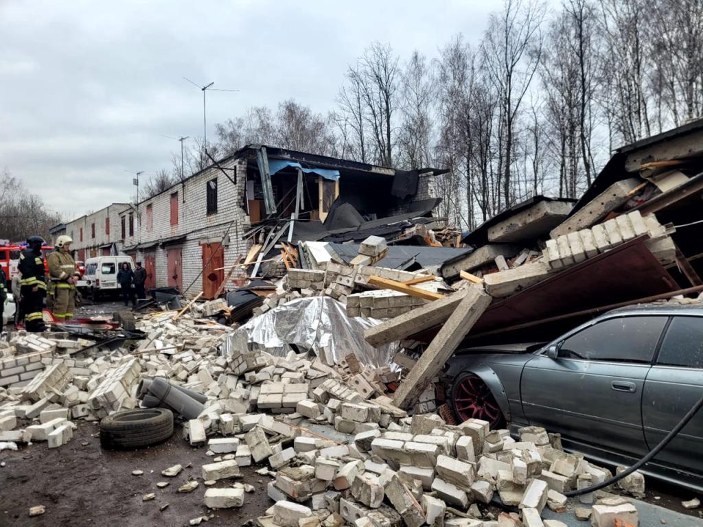 Взрыва газового баллона в ГСК Климовска