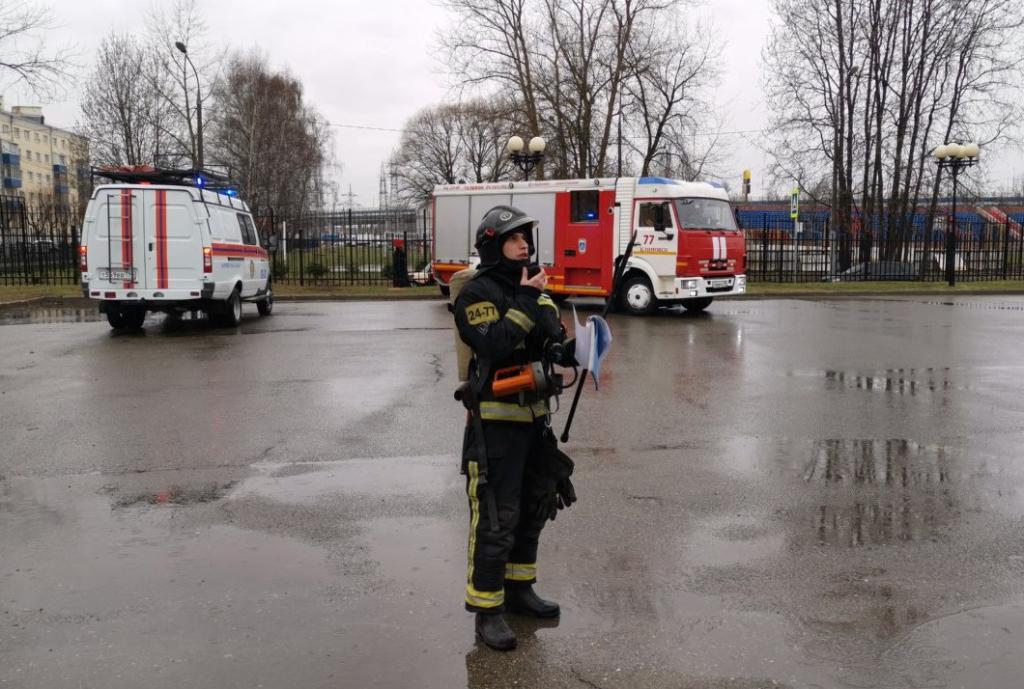 В Подольске прошли пожарно-тактические учения в УСЦ «Юность»
