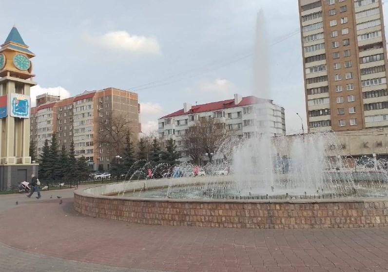 В Подольске состоялись пробные пуски фонтанов