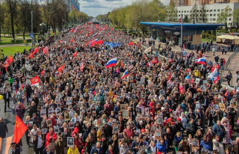 Более 22500 жителей Подольска приняли участие в акции «Бессмертный полк»
