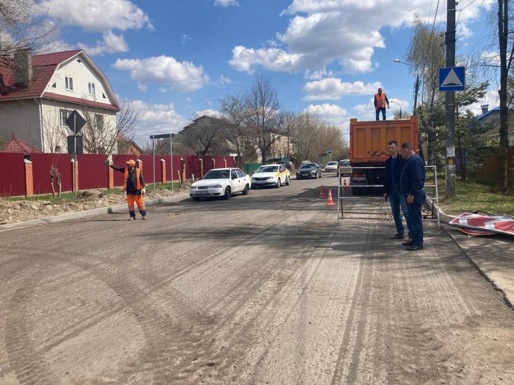 В Подольске продолжается ремонт дорог