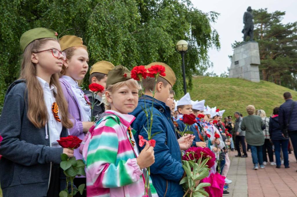 Подольчане почтили память павших в годы Великой Отечественной войны