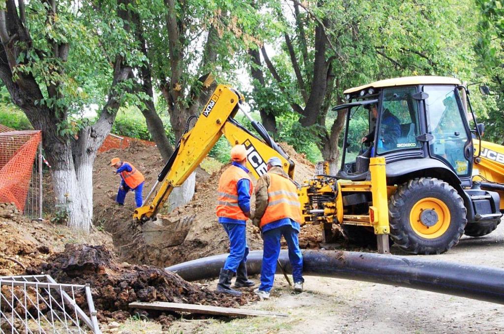 МУП «Водоканал» завершил перекладку участка магистрального трубопровода на Красной Горке