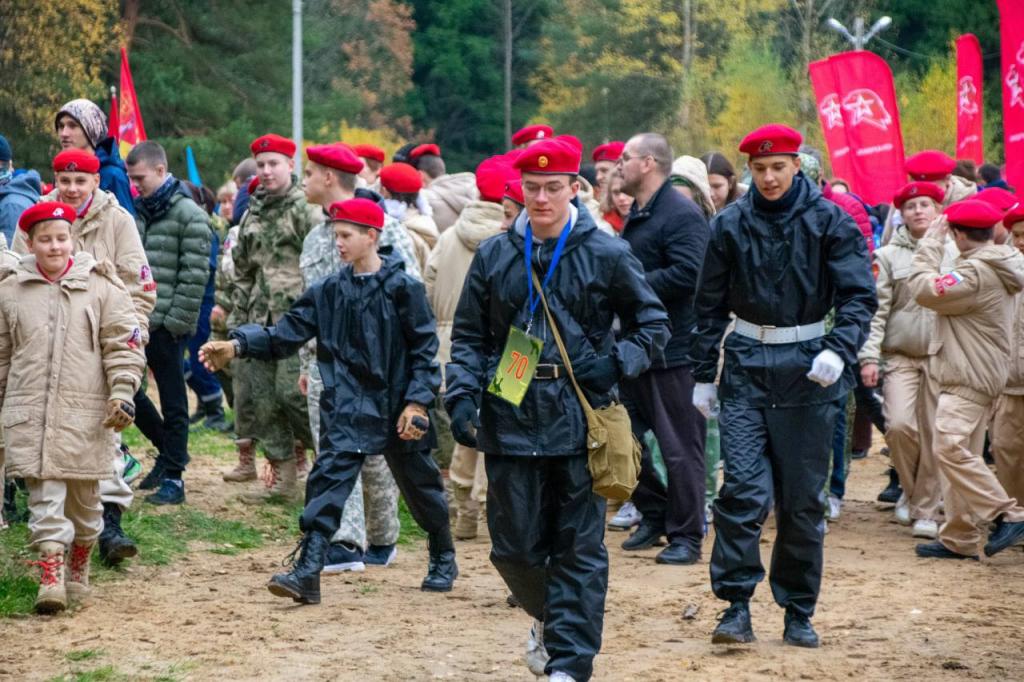 Прошла первая игра юнармейских и военно-патриотических отрядов Московской области «Защитник Отечества»