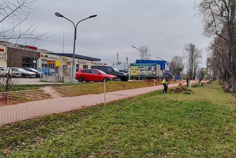 Начались работы по строительству линии уличного освещения в Климовске