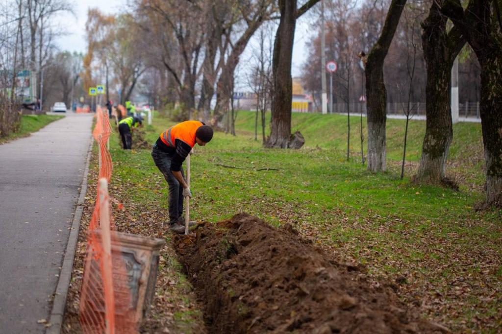 В Подольске стартовал второй этап устройства линий наружного освещения