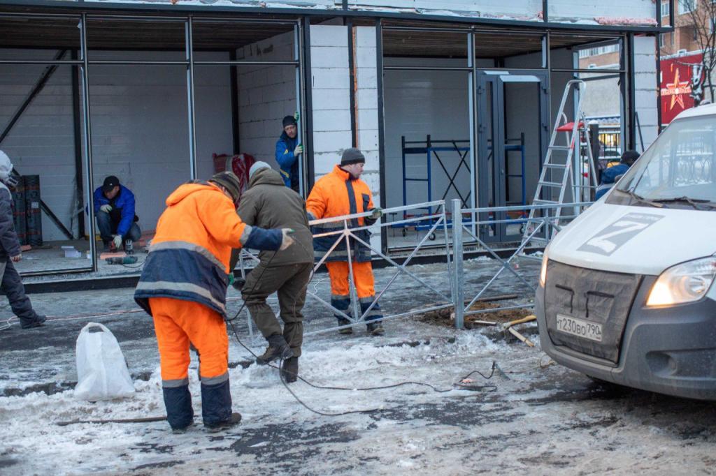 Продолжается реконструкция Центрального рынка Подольска 