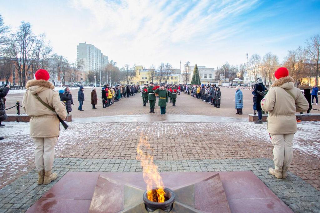 В Подольске почтили память героев, которые сражались в Битве под Москвой