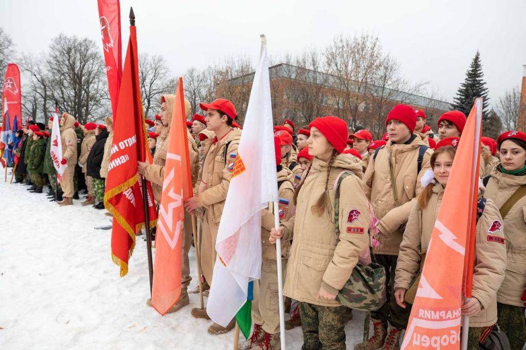Подольские юнармейцы заняли первое место в открытой военно-патриотической игре «В белоснежных полях под Москвой»