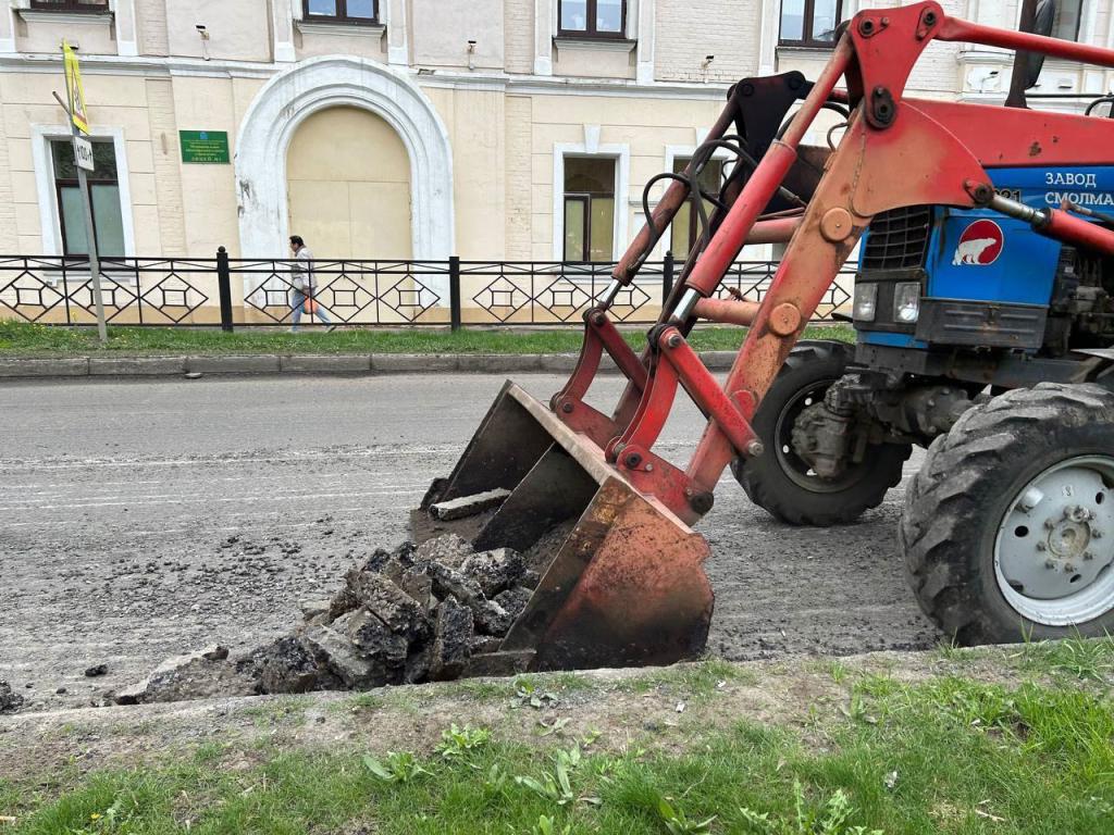 В Г.о. Подольск продолжается масштабный ремонт дорог
