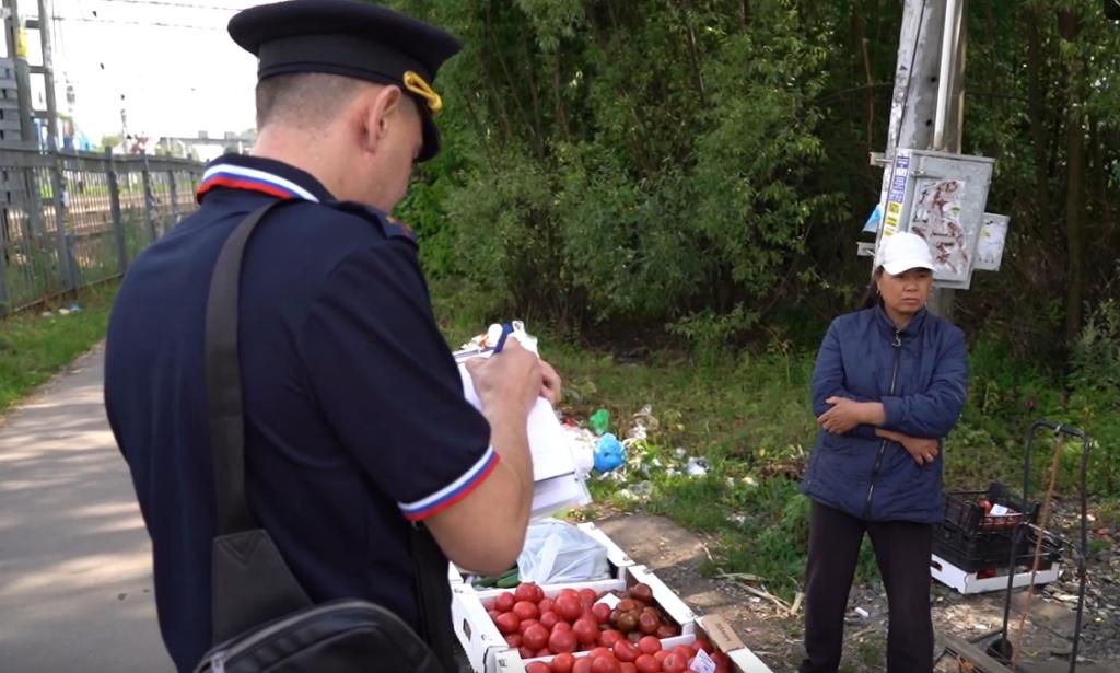 В Г.о. Подольск продолжаются рейды по пресечению незаконной торговли