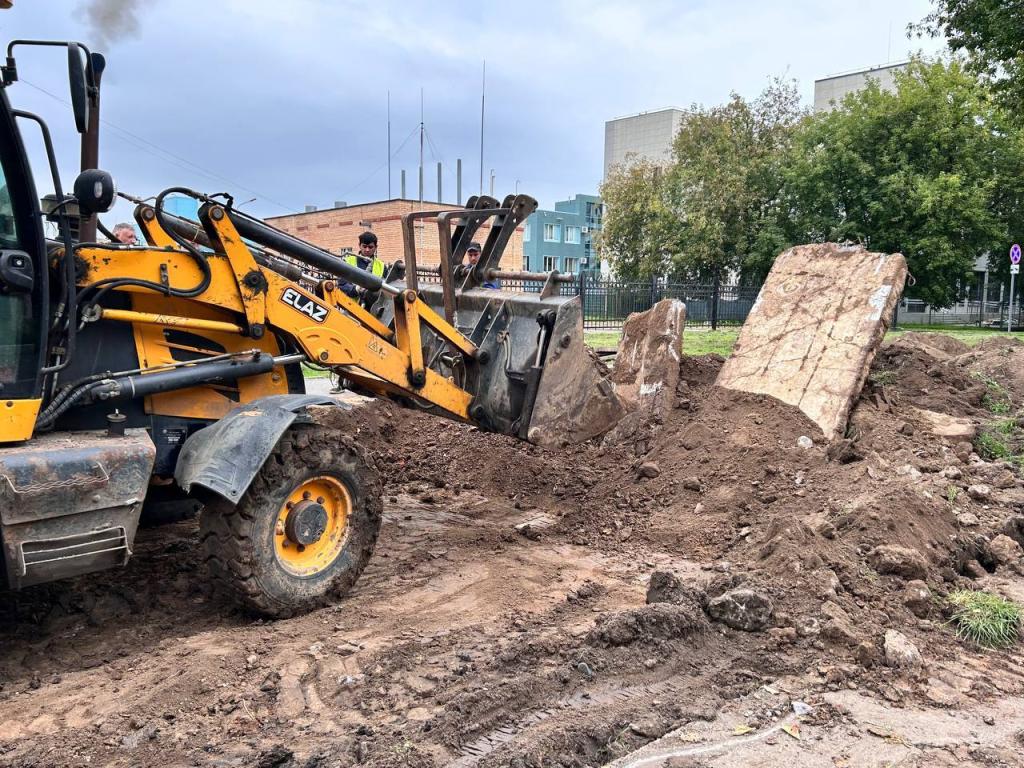 Новая парковка появится перед школой в микрорайоне Ивановском в Подольске