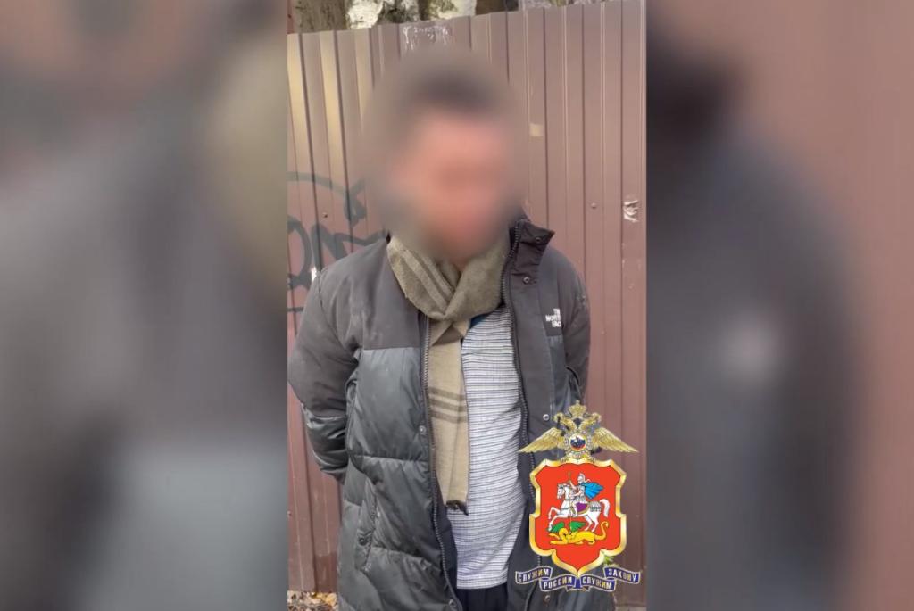Задержан подозреваемый в совершении противоправных действий в отношении несовершеннолетней в городе Подольск
