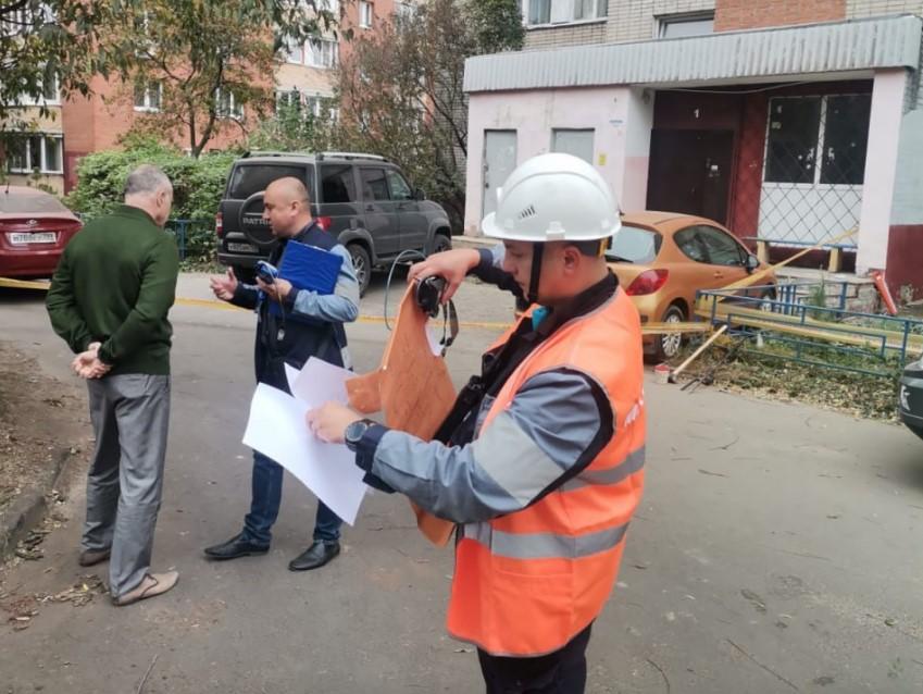 Учебную тренировку провел филиал Мособлгаза в Подольске