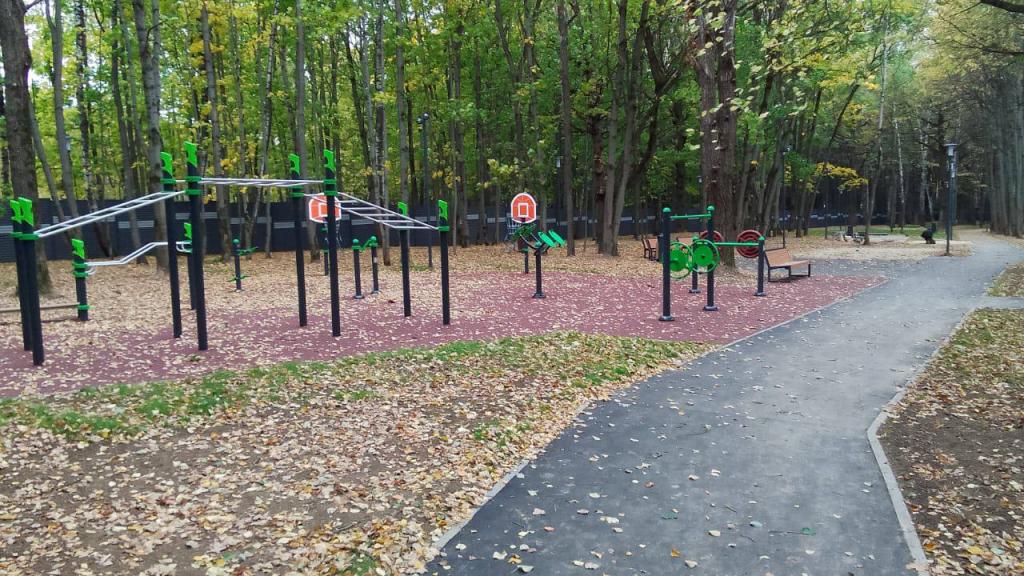 Завершено благоустройство лесопарковой зоны в Подольске