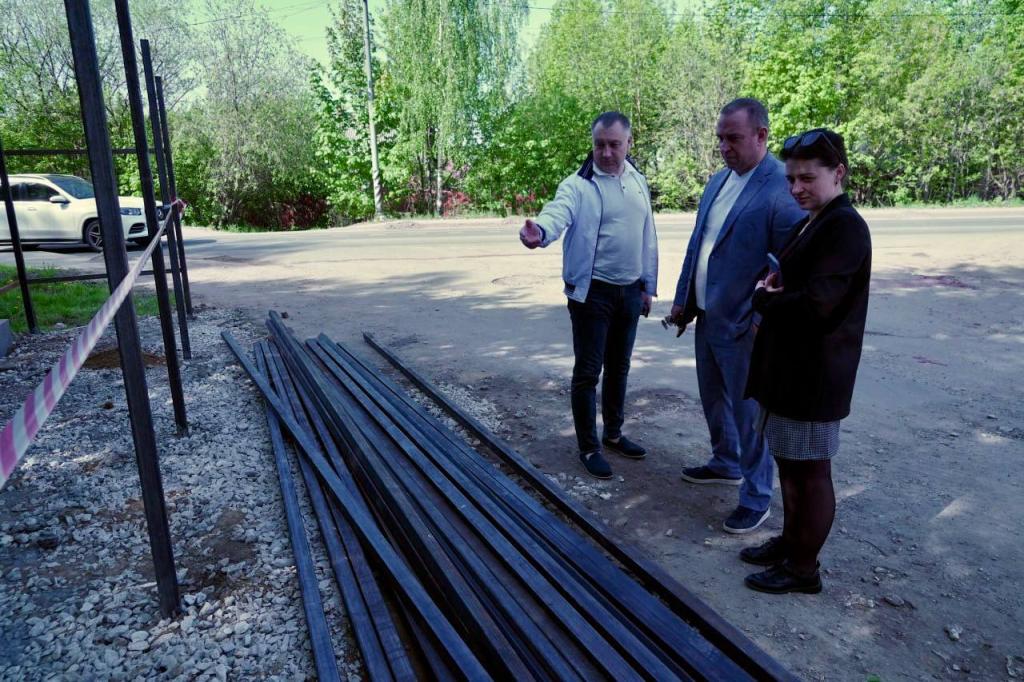 Мониторинг содержания территорий провели заместители главы Подольска в Высотном, Парковом, Быкове и Федюкове