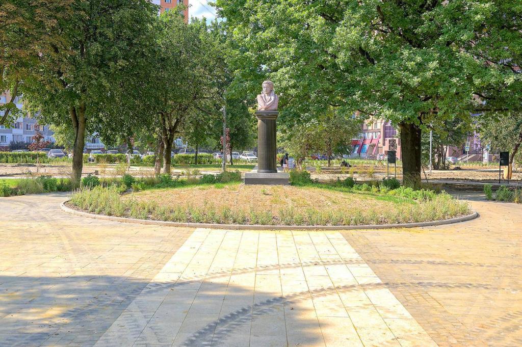 В Подольске обновляется сквер имени А. С. Пушкина