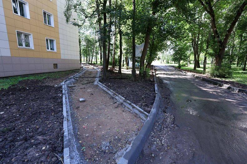 С начала года в Подольске благоустроили 19 дворов