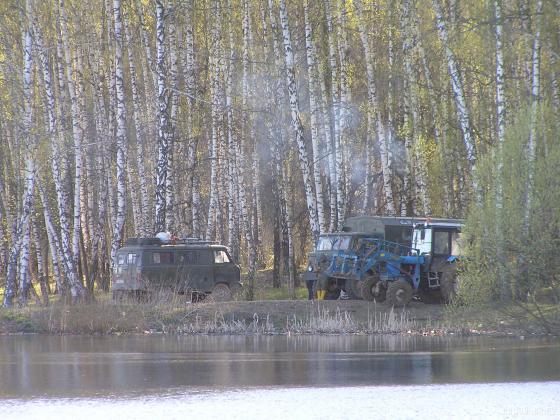 Лесорубы у Сергеевки 