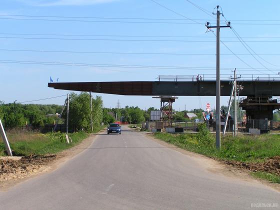 Эстакада в Сергеевке 20 мая 2014 г. 