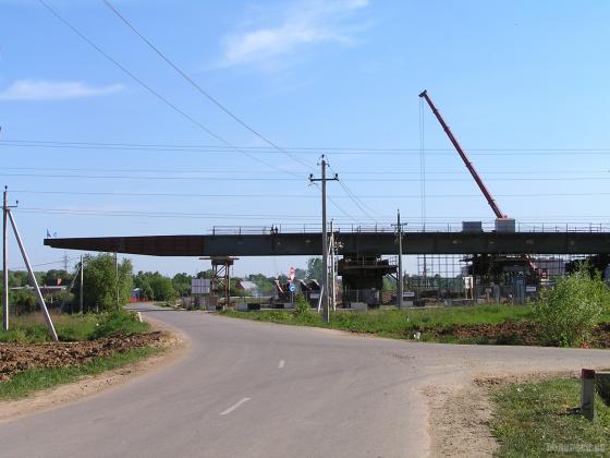 Эстакада в Сергеевке 20 мая 2014 г. 
