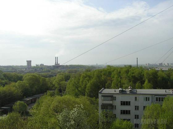 Вид с Профсоюзной на цемзавод 
