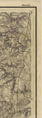 Карта Шуберта Московской губернии 1860 г. 