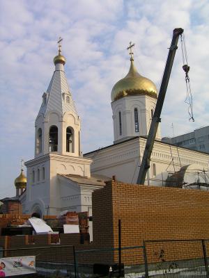 Строительство храма иконы Всецарицы в Щербинке 