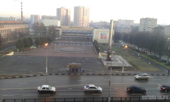 Вид на ул. Свердлова из отеля 