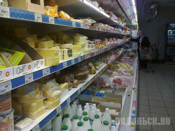 Продуктовые полки в 