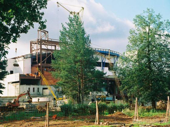 Строительство ЛД "Витязь" в Подольске