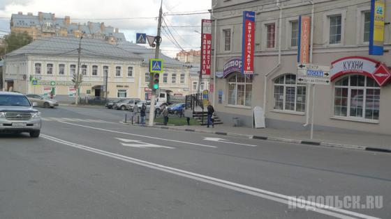 Новая разметка на Ревпроспекте