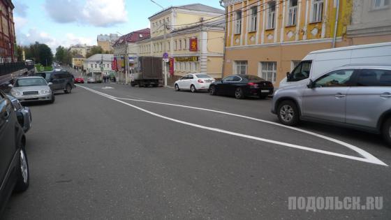 Новая разметка на Ревпроспекте