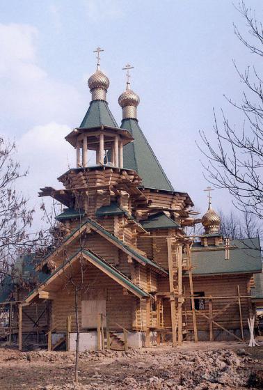 Георгиевская церковь в микрорайоне Кутузово города Подольска  