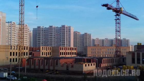Строительство школы в Кузнечиках. Закат