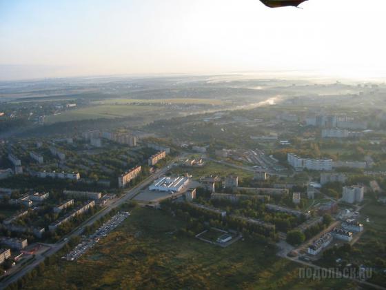 Подольск с высоты птичего полета 