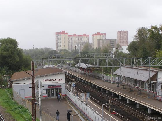 Силикатная-2, вид с моста