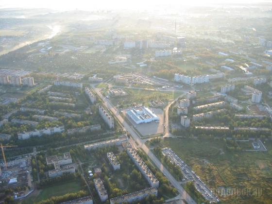 Подольск с высоты птичего полета 
