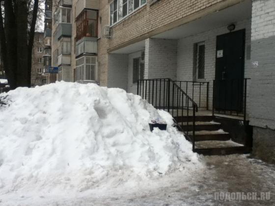 Уборка снега по-подольски 