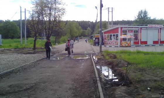 Под эстакадой "Южного обхода" 