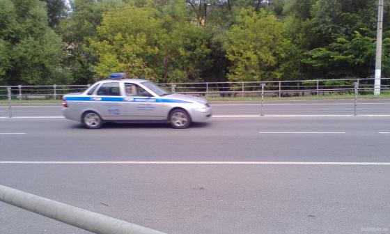Машина полиции в Подольске 