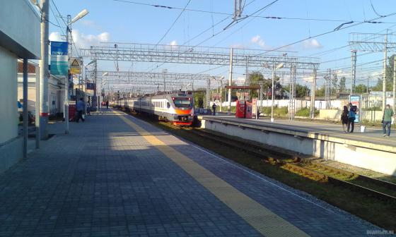 Станция Подольск. Платформа от Москвы 