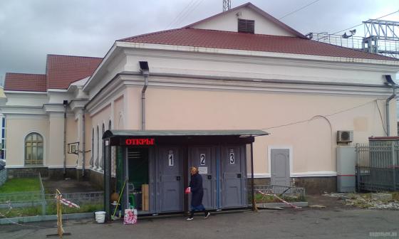 Биотуалеты на станции Подольск 