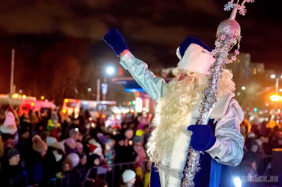 Праздник 24 декабря 2017 г. в сквере Поколений 