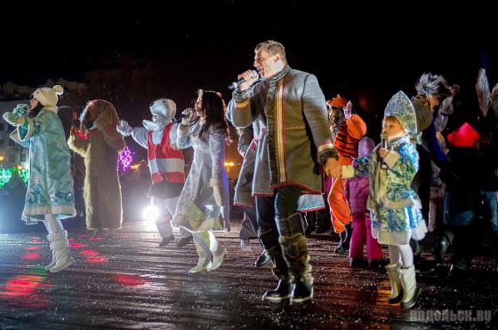 Праздник 24 декабря 2017 г. в сквере Поколений