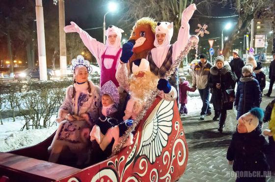 Праздник 24 декабря 2017 г. в сквере Поколений 