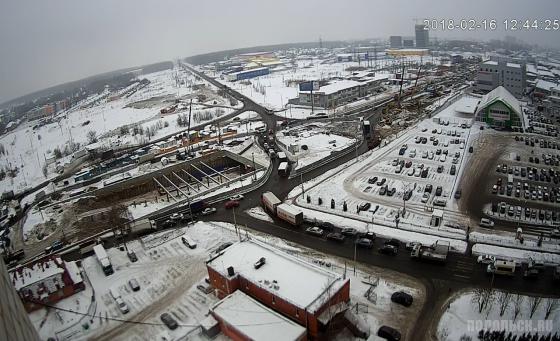 Строительство тоннеля на Варшавском шоссе 16.02.2018 