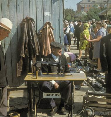 Старый рынок на улице Свердлова, 1970-е гг. 